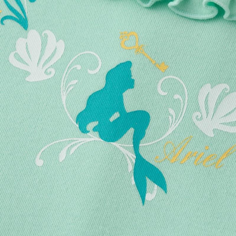 メゾピアノ　Disneyアリエル　ドッキングワンピース　130 新品 Disney（ディズニー） ワンピース 女の子 ドッキングワンピース ワンピ