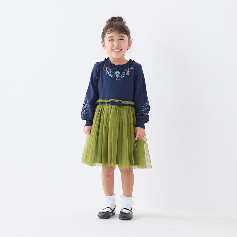 Disney（ディズニー） ワンピース 女の子 ドッキングワンピース ワンピ