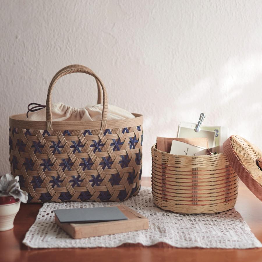 ベルメゾン くららぼ 色んな編み方のクラフトテープかご : ベルメゾン