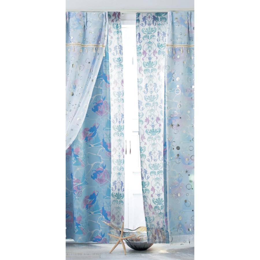 Disney カーテンセット カーテン 安い おしゃれ ディズニー アリエル