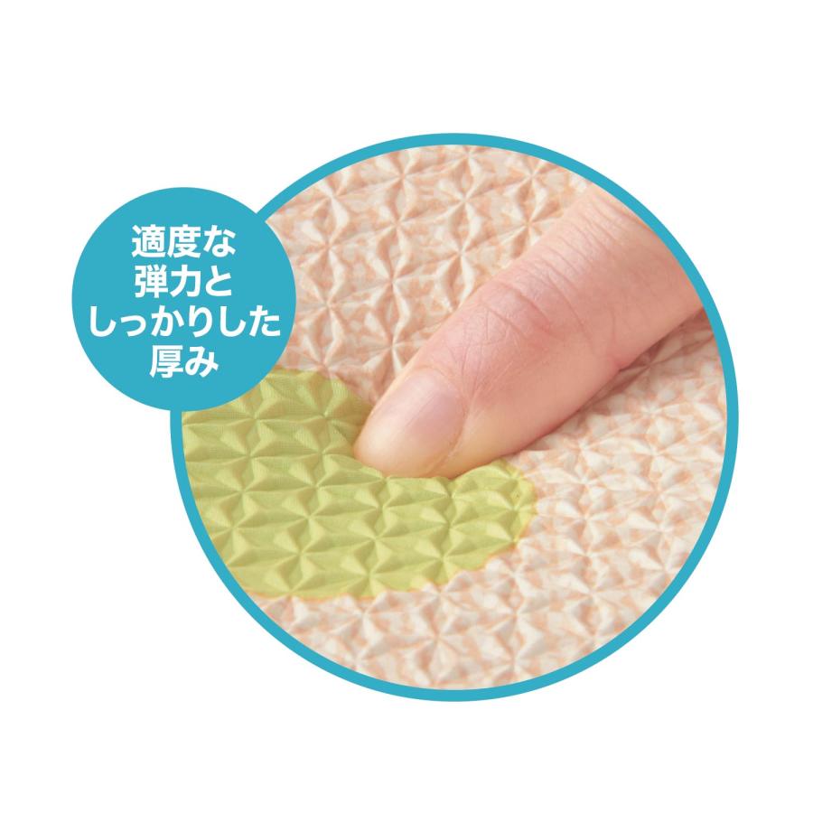 ベビー 安全用品 ふかふかキッズプレイマット 子供が生活するスペースに Lサイズの画像