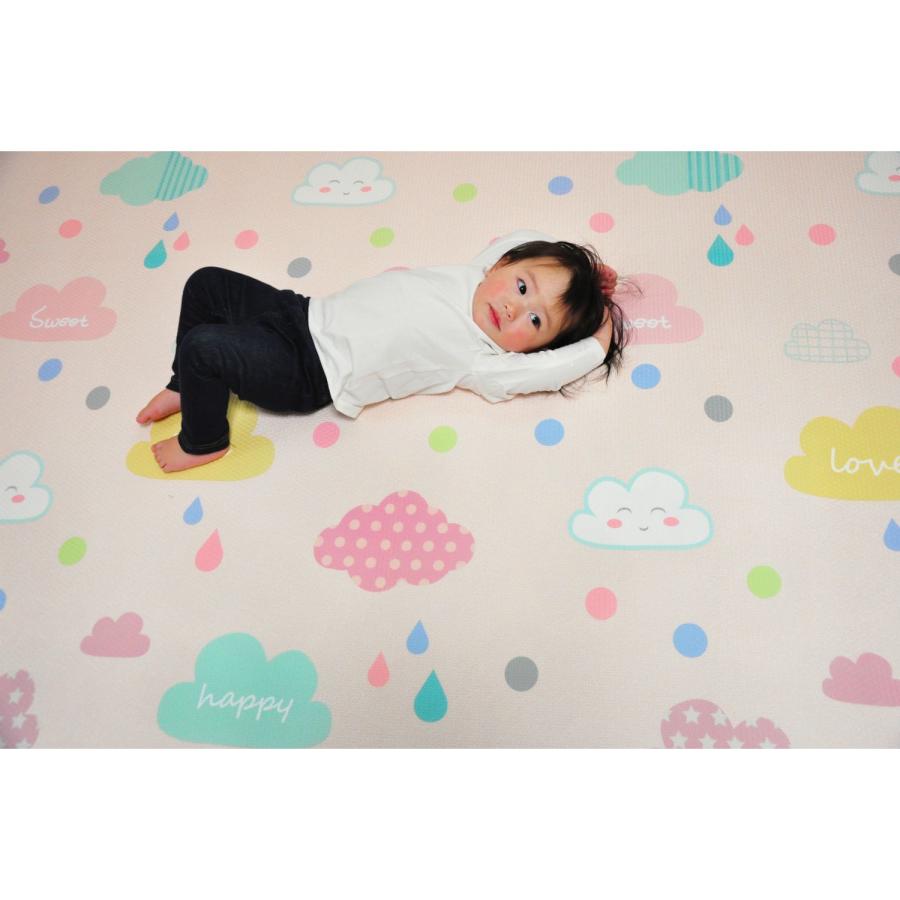 ベビー 安全用品 ふかふかキッズプレイマット 子供が生活するスペースに Lサイズの画像