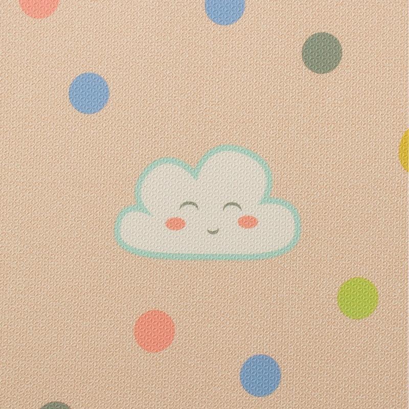 ベビー 安全用品 ふかふかキッズプレイマット 子供が生活するスペースに Lサイズの画像