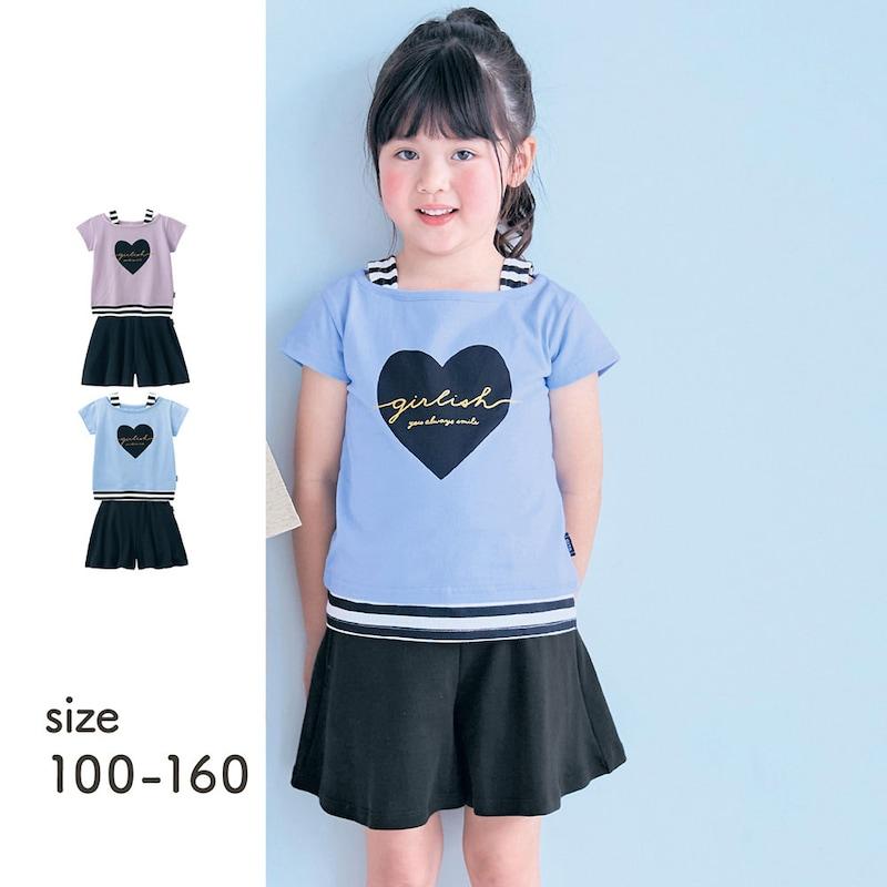 ベルメゾン（BELLE MAISON） tシャツ キュロット セット キッズ 女の子