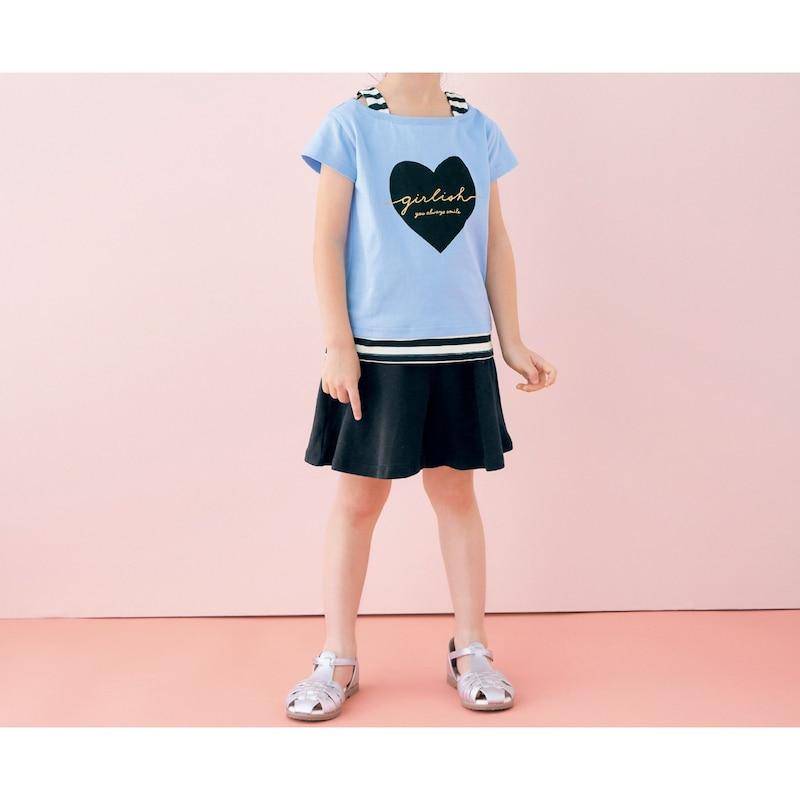 ベルメゾン（BELLE MAISON） tシャツ キュロット セット キッズ 女の子