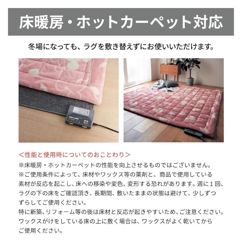 Disney（ディズニー） ラグ ラグマット 洗える マット あったか