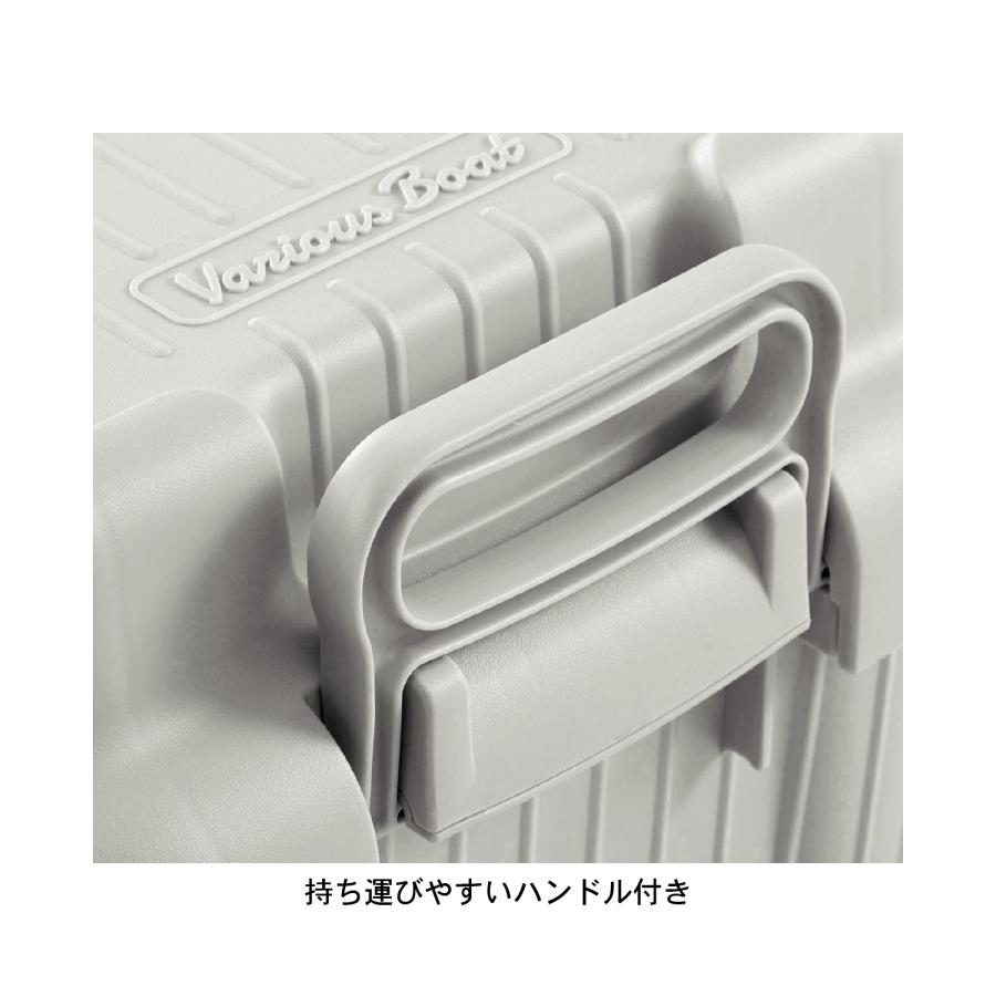 ストッカー 収納ストッカー 収納ボックス 収納box 頑丈 キッチン収納 台所収納 防災用品収納 常備収納 シンプル スタッキング Sサイズ 2個セットの画像