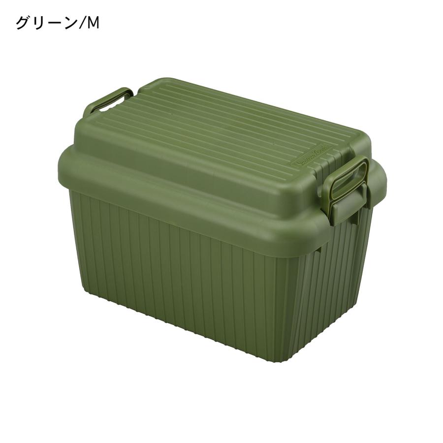 ストッカー 収納ストッカー 収納ボックス 収納box 頑丈 キッチン収納 台所収納 防災用品収納 常備収納 シンプル スタッキング Sサイズ 2個セットの画像