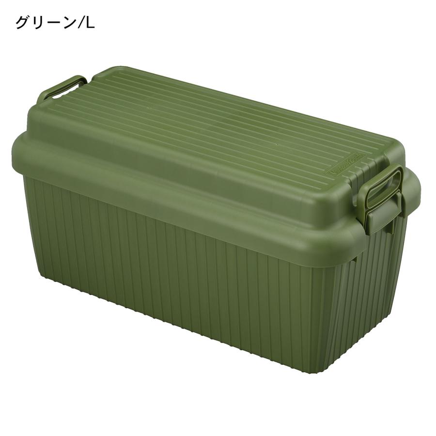ストッカー 収納ストッカー 収納ボックス 収納box 頑丈 キッチン収納 台所収納 防災用品収納 常備収納 シンプル スタッキング Sサイズ 2個セットの画像