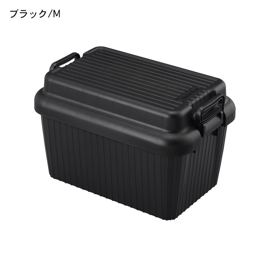 ストッカー 収納ストッカー 収納ボックス 収納box 頑丈 キッチン収納 台所収納 防災用品収納 常備収納 シンプル スタッキング Sサイズ 2個セットの画像