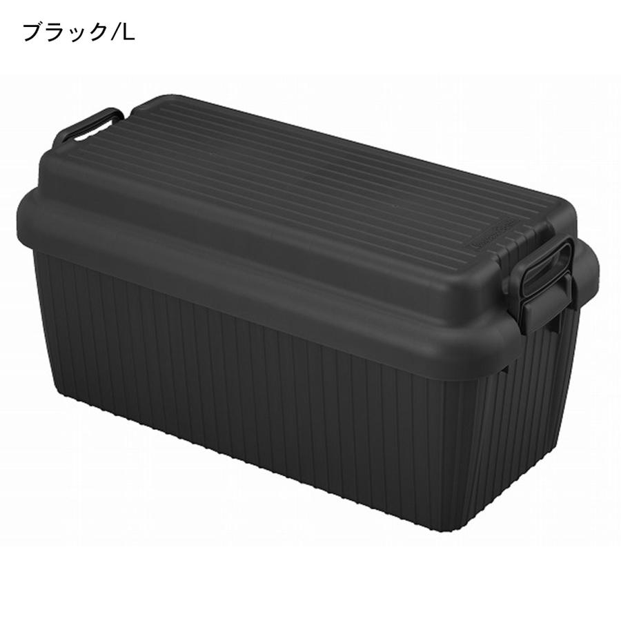 ストッカー 収納ストッカー 収納ボックス 収納box 頑丈 キッチン収納 台所収納 防災用品収納 常備収納 シンプル スタッキング Sサイズ 2個セットの画像
