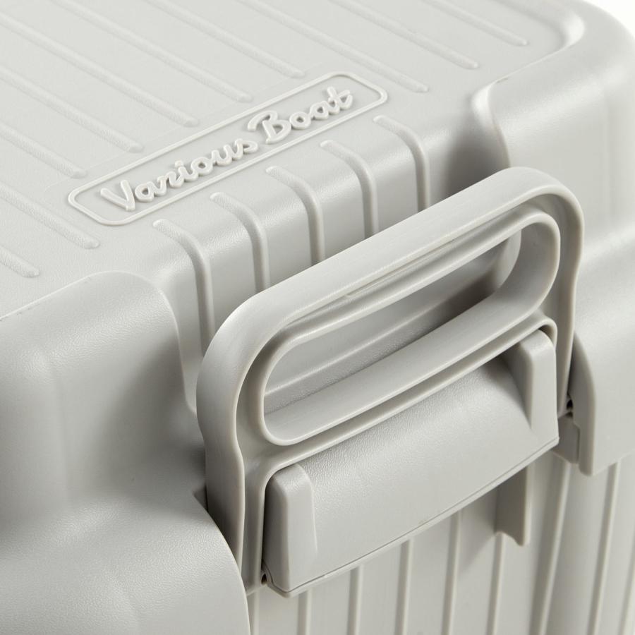 ストッカー 収納ストッカー 収納ボックス 収納box 頑丈 キッチン収納 台所収納 防災用品収納 常備収納 シンプル スタッキング Sサイズ 2個セットの画像