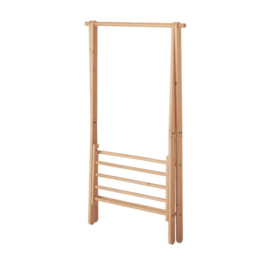 ベルメゾン（BELLE MAISON） ハンガーラック ラック 木製 ハンガー