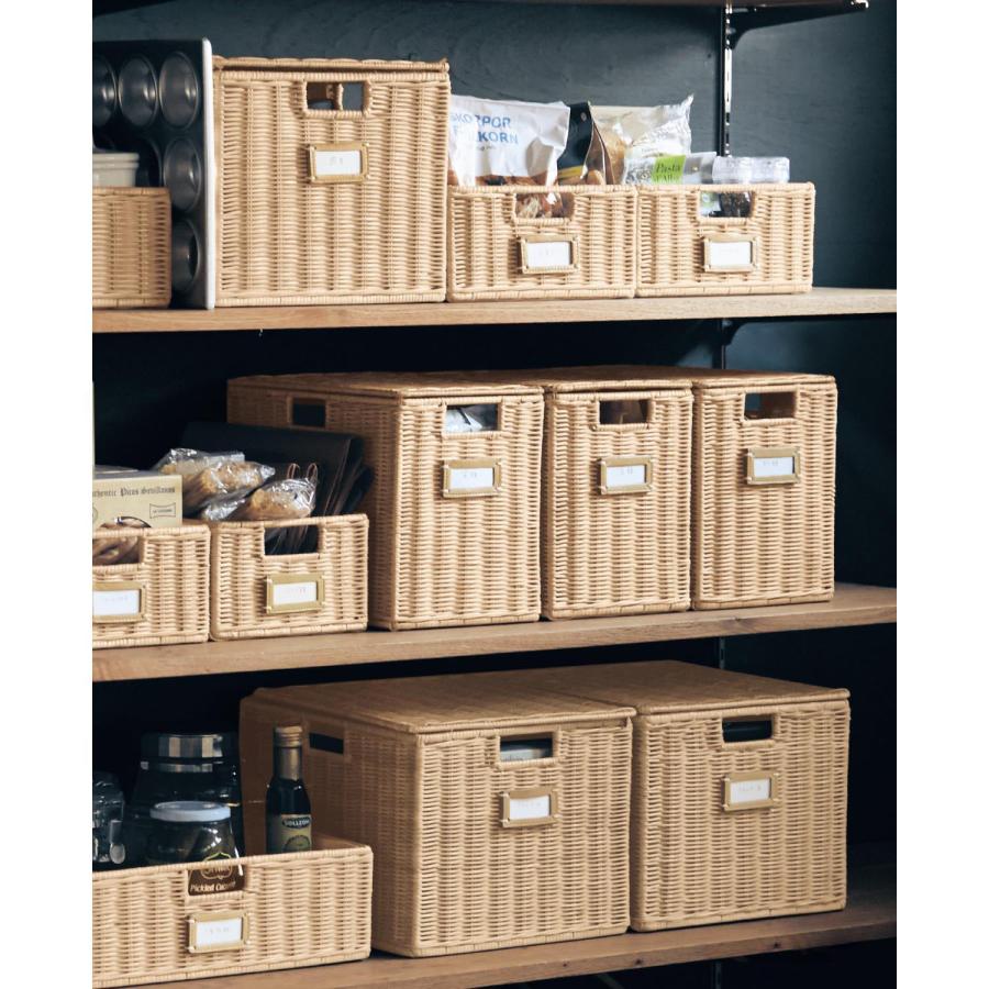 ベルメゾン（BELLE MAISON） バスケット 収納バスケット 収納小物 収納
