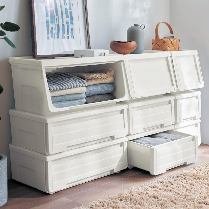 ベルメゾン（BELLE MAISON） 同型2個セット 引出し 幅30cm 衣装ケース