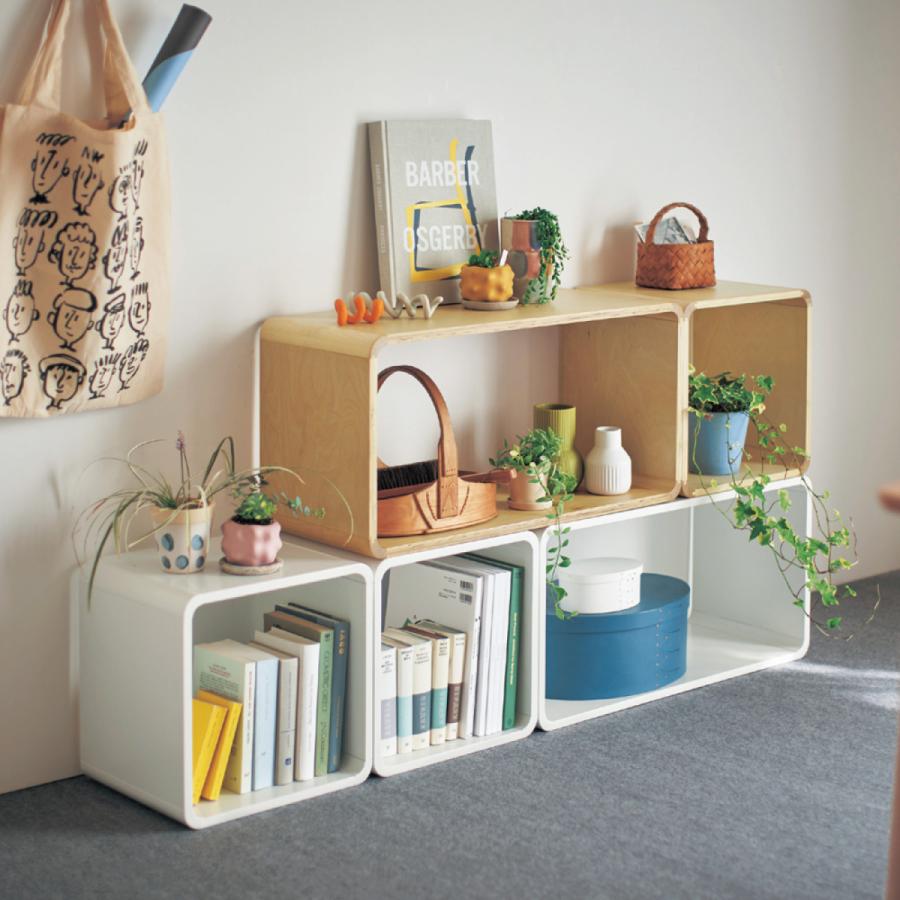 ベルメゾン（BELLE MAISON） カラーボックス キューブボックス 本棚