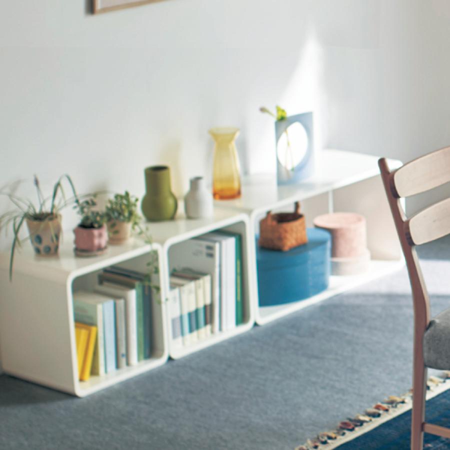 ベルメゾン　曲げ木風ユニットボックス 曲げ木風ユニットボックス（キューブボックス/カラーボックス