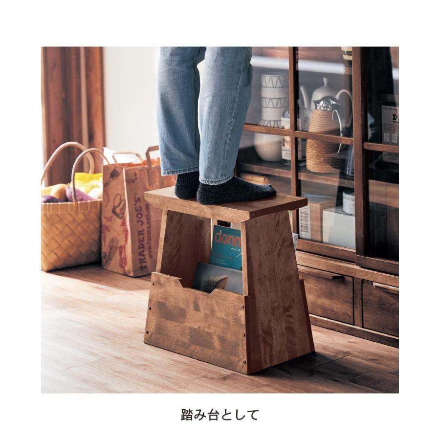 ベルメゾン（BELLE MAISON） スツール 踏み台 ベンチ 収納ベンチ 収納