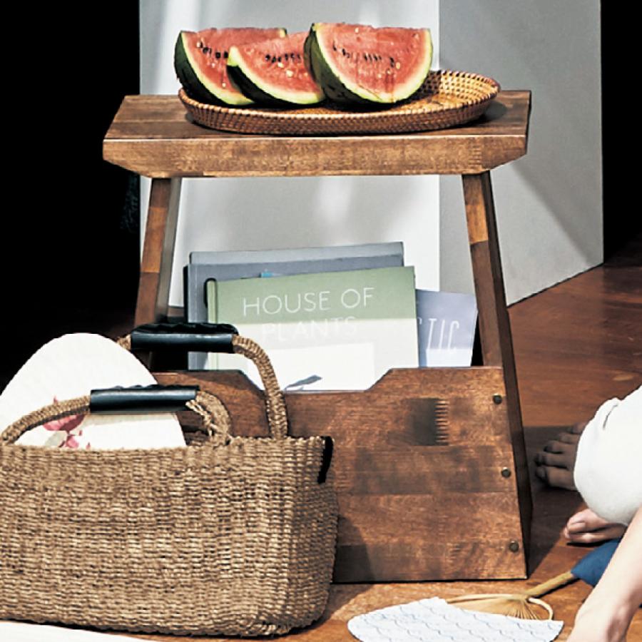 ベルメゾン（BELLE MAISON） スツール 踏み台 ベンチ 収納ベンチ 収納