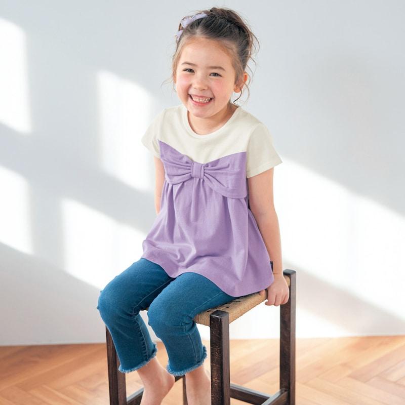 ベルメゾン（BELLE MAISON） tシャツ 女の子 キッズ 子供 半袖 キッズt 
