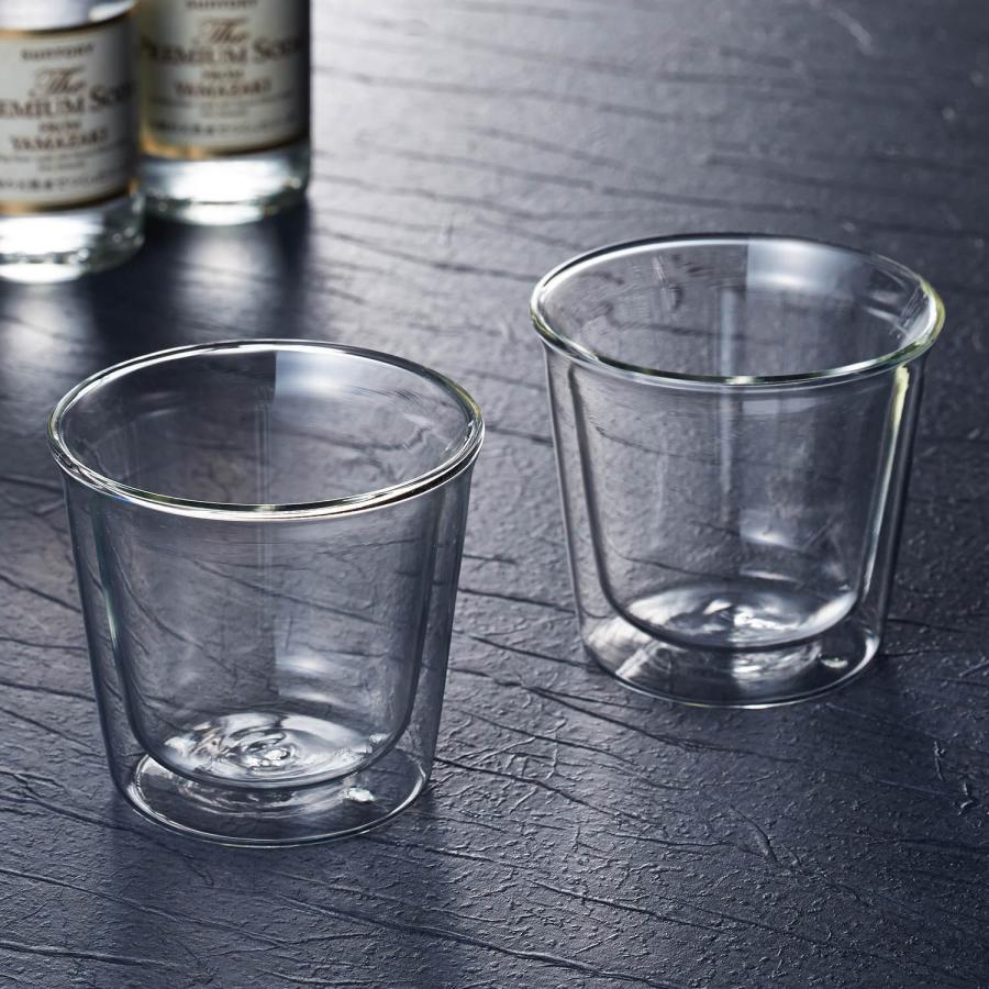KINTO 食洗機可能なダブルウォールグラス同サイズ2個セット 250ml