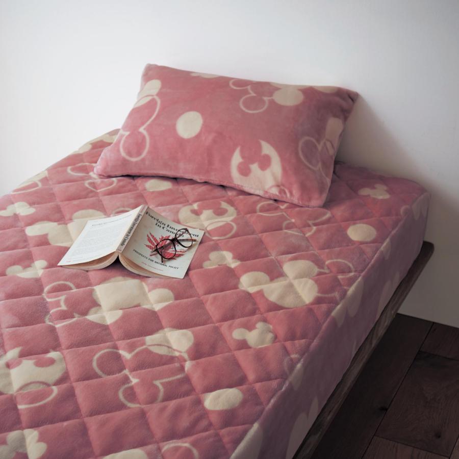 Disney（ディズニー） ボックスシーツ セミダブル ミッキーモチーフ