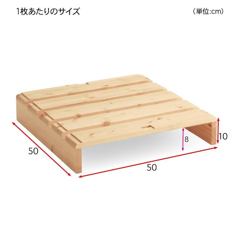 すのこベッド シングル パレットベッド ベッド パレット 8枚 すのこ ベッドフレーム 簡単組み立て 通気性 おしゃれ 木製 天然木｜bellemaison｜17
