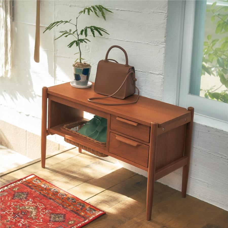 ベルメゾン（BELLE MAISON） 玄関ベンチ ベンチ 長椅子 ベンチチェア