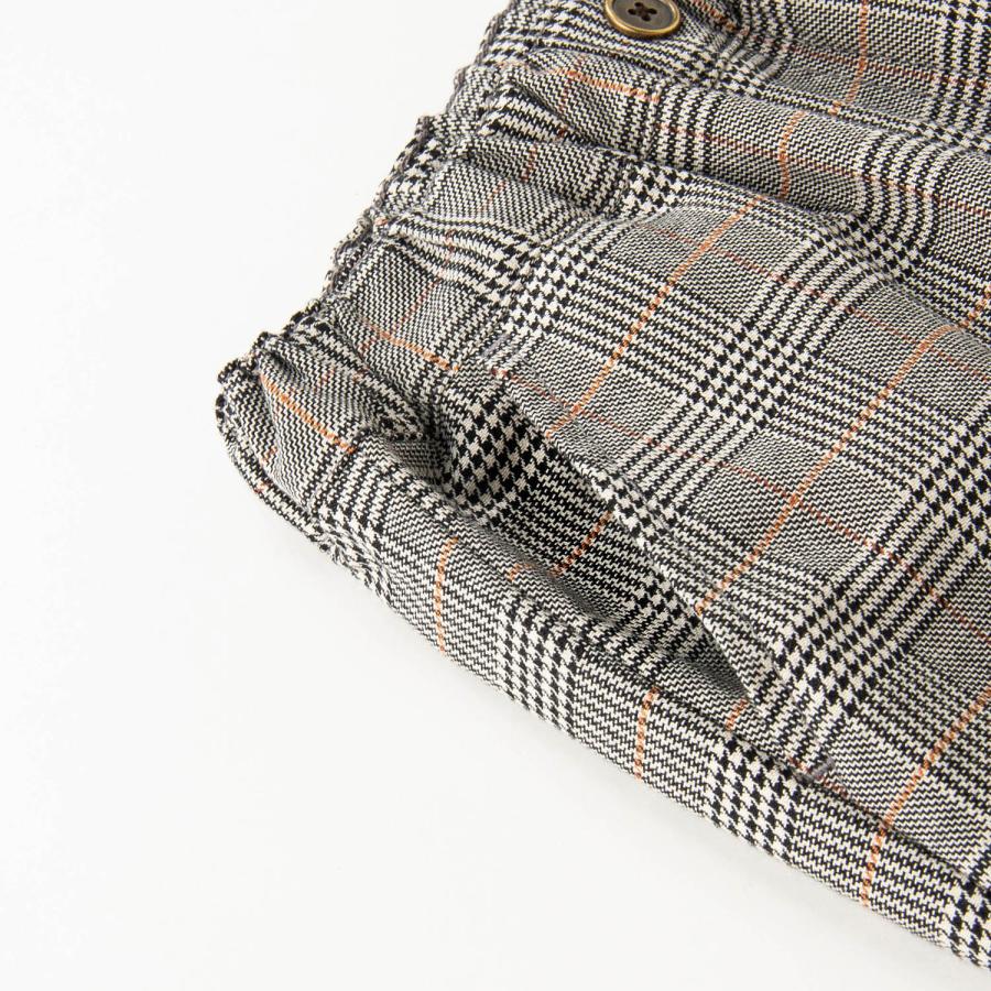 パンツ キッズ ズボン ロングパンツ ボトムス 子供 ボーイズ 男の子 ジュニア チェック柄 チェック フォーマル 秋 冬 シンプル おしゃれ | ベルメゾン | 09