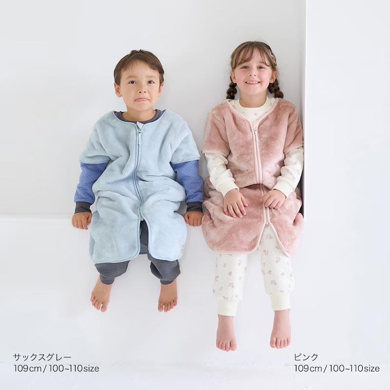 ベルメゾン（BELLE MAISON） スリーパー フリーススリーパー ロング丈