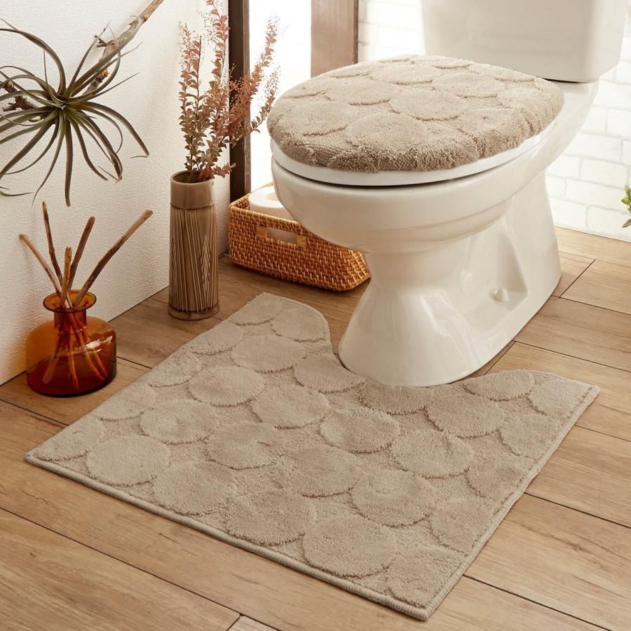 ベルメゾン（BELLE MAISON） トイレマット フタカバーセット セット