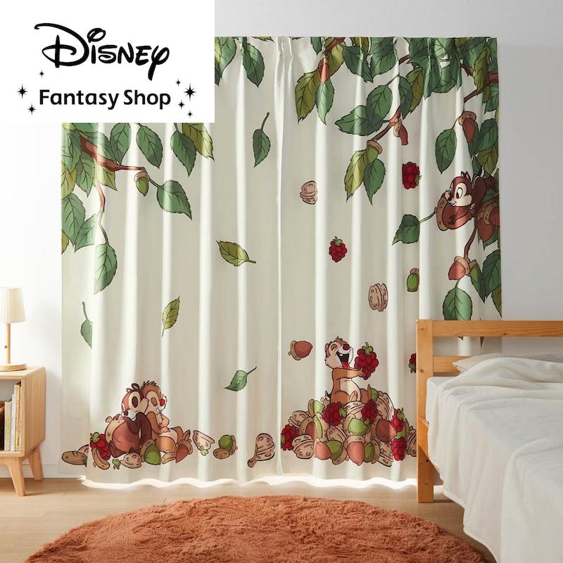 Disney カーテン 遮光 一枚絵 ディズニー キャラクター チップ Disney カーテン 遮光 一枚絵 ディズニー キャラクター チップ