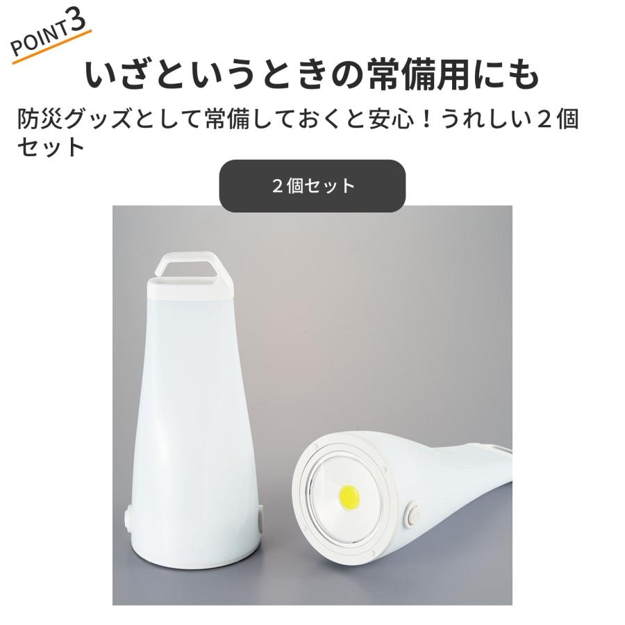 ランタンと懐中電灯になる2WAYライト2個セット : ベルメゾン ランタンと懐中電灯になる2WAYライト2個セット : ベルメゾン