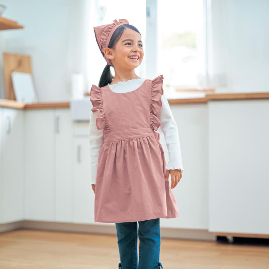 ベルメゾン（BELLE MAISON） エプロン 三角巾 収納袋 3点セット 子供