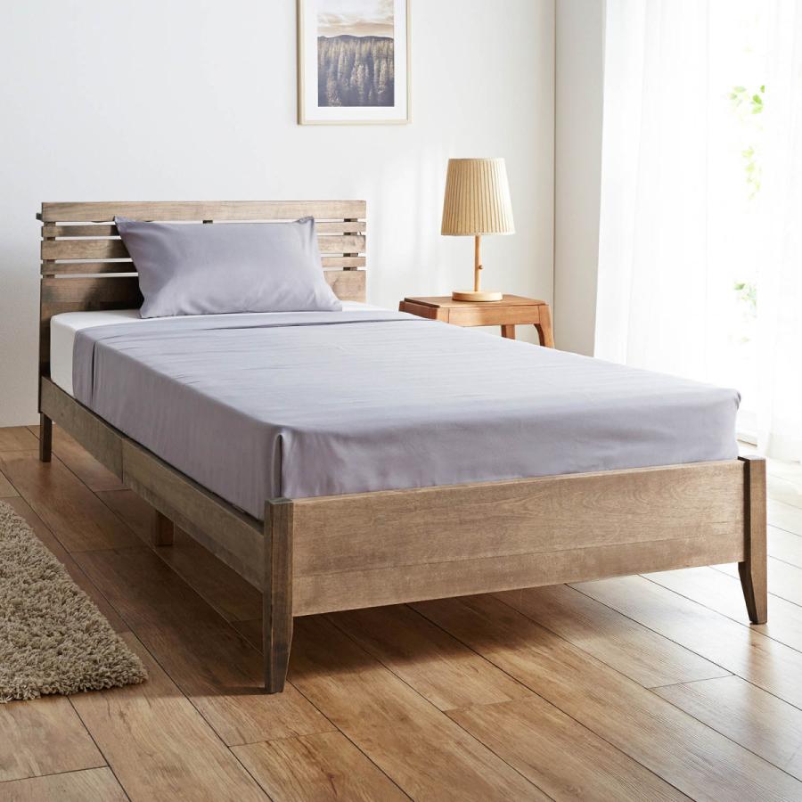 ベルメゾン（BELLE MAISON） ベッド すのこベッド 木製 オイル塗装