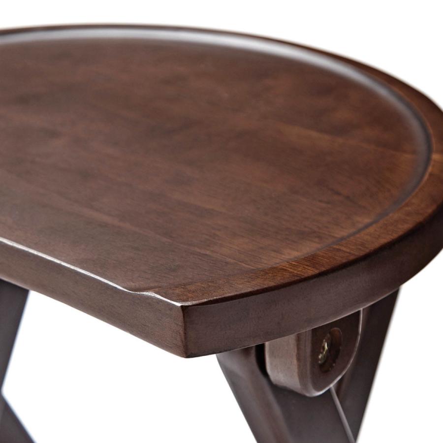 ベルメゾン（BELLE MAISON） スツール 木製 椅子 折りたたみ椅子