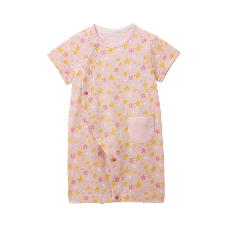 ベルメゾン（BELLE MAISON） ロンパース ベビー 半袖 肌着 インナー
