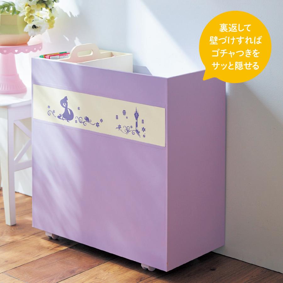 【※直接引渡し限定】【極美品】ランドセル収納本棚　ディズニー　アリエル ベルメゾン ディズニー ダイニング学習にぴったり！サッと隠せる