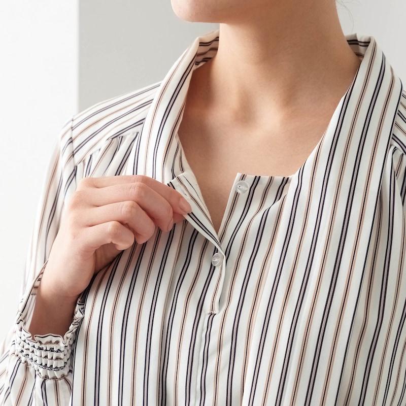 ヘルト 長袖シャツブラウス サイズ1 S美品 ベルメゾン（BELLE MAISON） ブラウス レディース シャツブラウス
