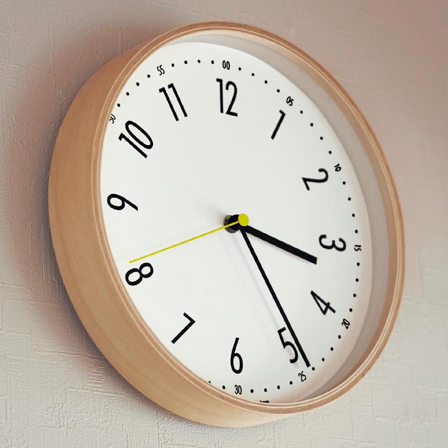 ベルメゾン（BELLE MAISON） 壁掛け時計 時計 電波時計 レムノス