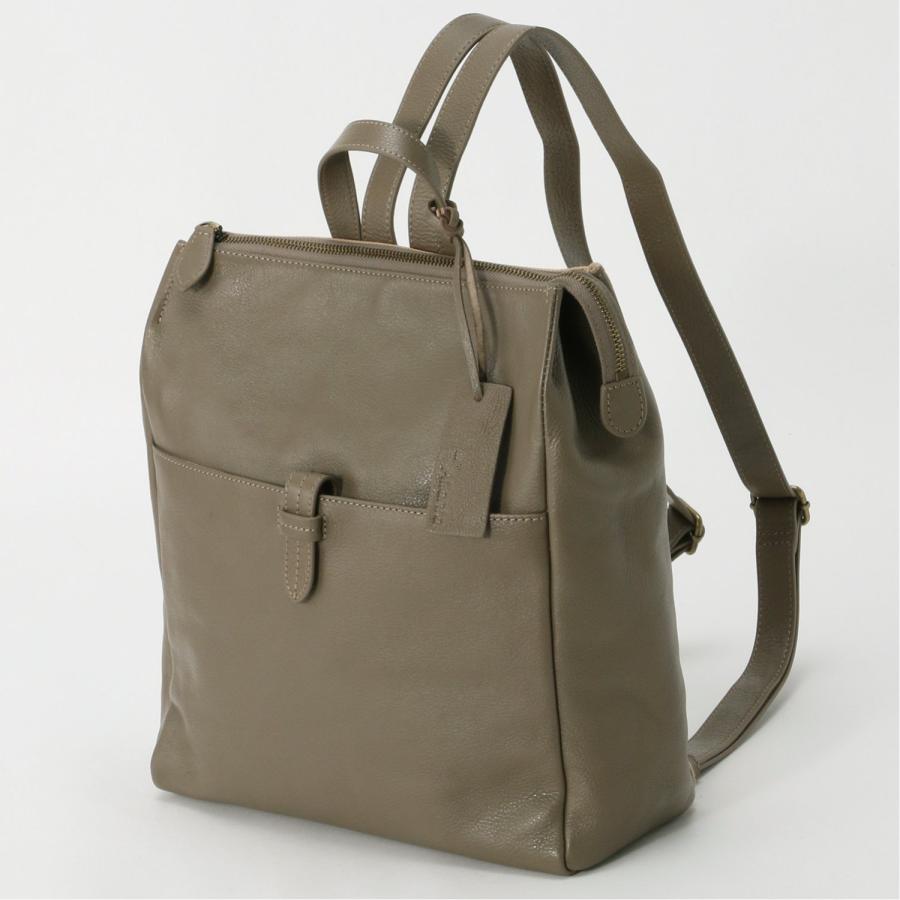 本革スクエアフォルムリュックサック ATLANTA アトランタ : ベルメゾン