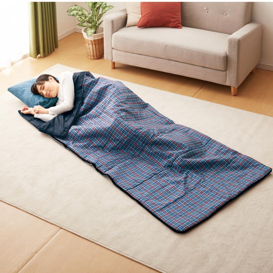 寝袋 ねぶくろ あったか あたたか アルミシート入り 掛け布団 ふとん