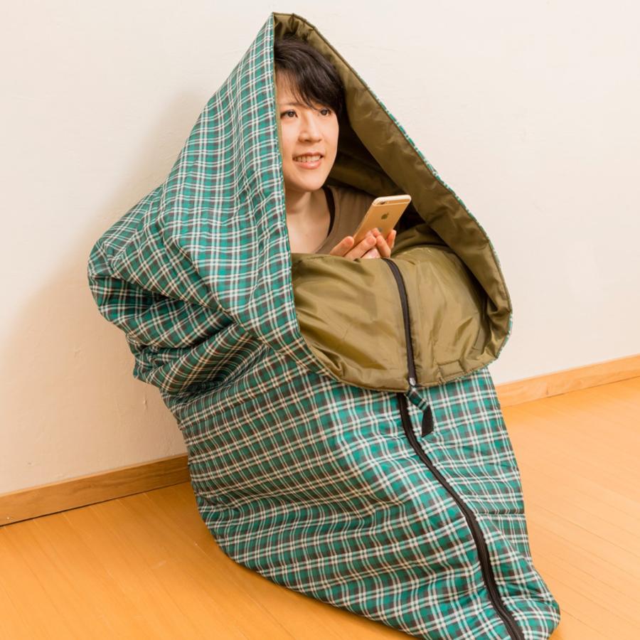 寝袋 ねぶくろ あったか あたたか アルミシート入り 掛け布団 ふとん