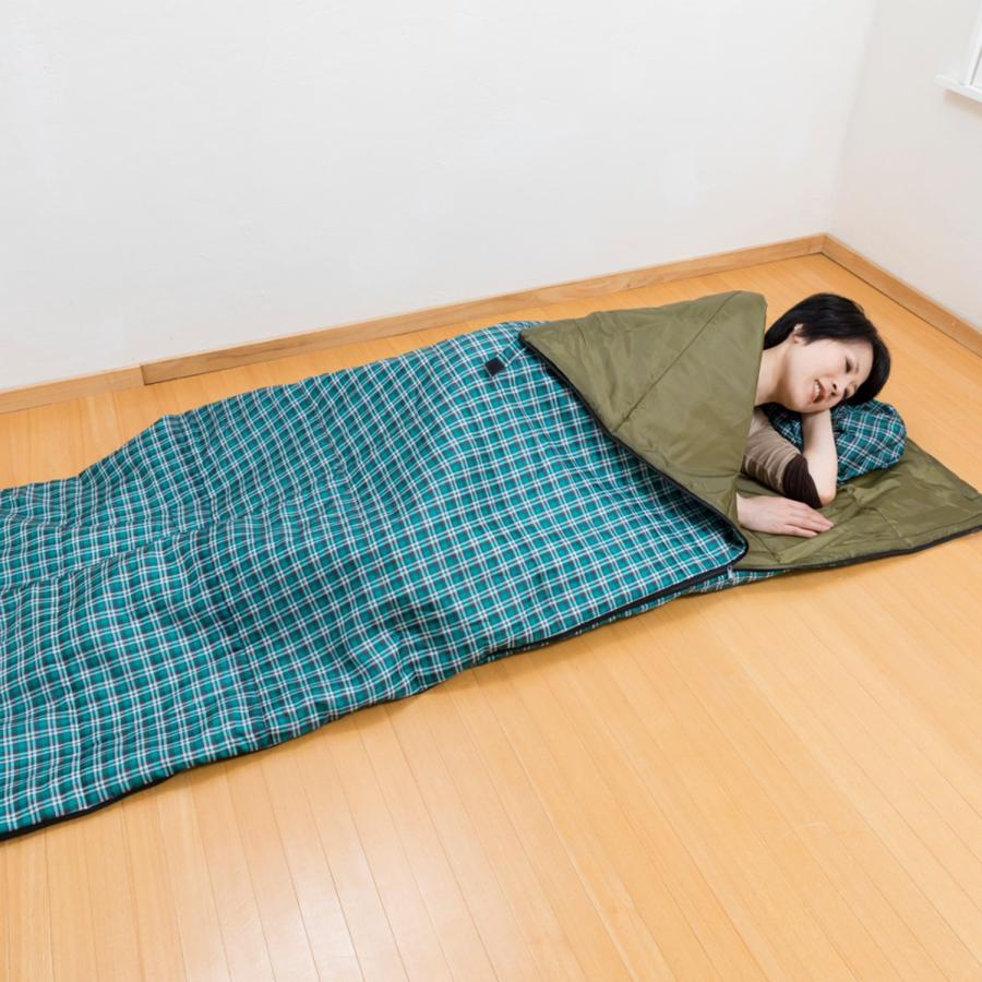 寝袋 ねぶくろ あったか あたたか アルミシート入り 掛け布団 ふとん