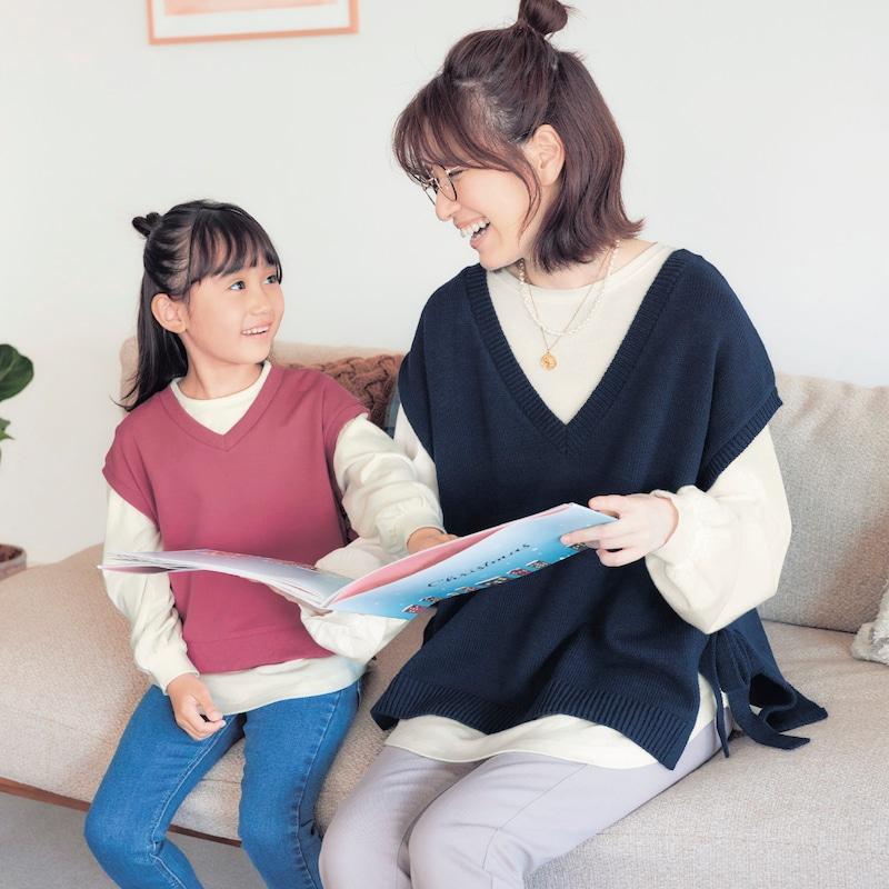 ベルメゾン ベスト tシャツ 長袖 セット レディース 女性 ニット ベルメゾン ベスト tシャツ 長袖 セット レディース 女性 ニット
