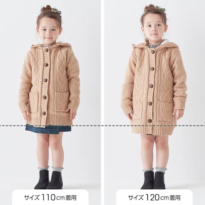 ベルメゾン（BELLE MAISON） ニットコート コート アウター キッズ