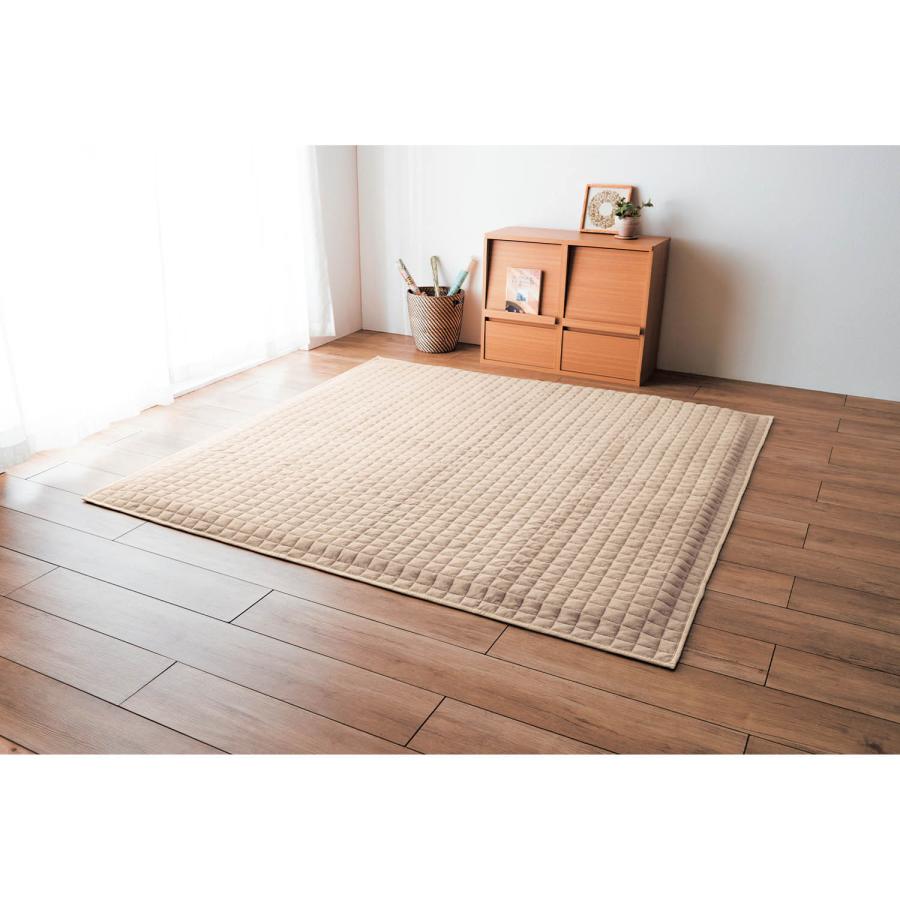 ベルメゾン（BELLE MAISON） アンダーラグ ラグマット 厚手 防水 ラグ