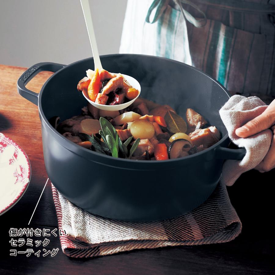 GREEN PAN 驚くほど軽いアルミ鋳物両手鍋「フェザーウェイトパン」 22の画像