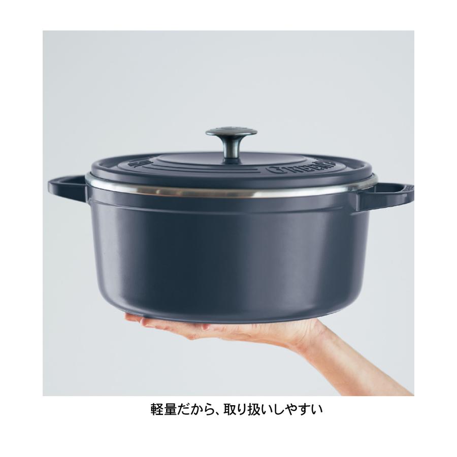 GREEN PAN 驚くほど軽いアルミ鋳物両手鍋「フェザーウェイトパン」 22の画像