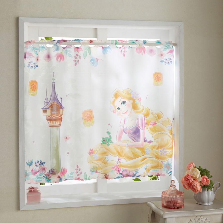 Disney ディズニー カフェカーテン ラプンツェル 幅約100 丈約90cm 002 ベルメゾン Yahoo ショッピング店 通販 Yahoo ショッピング